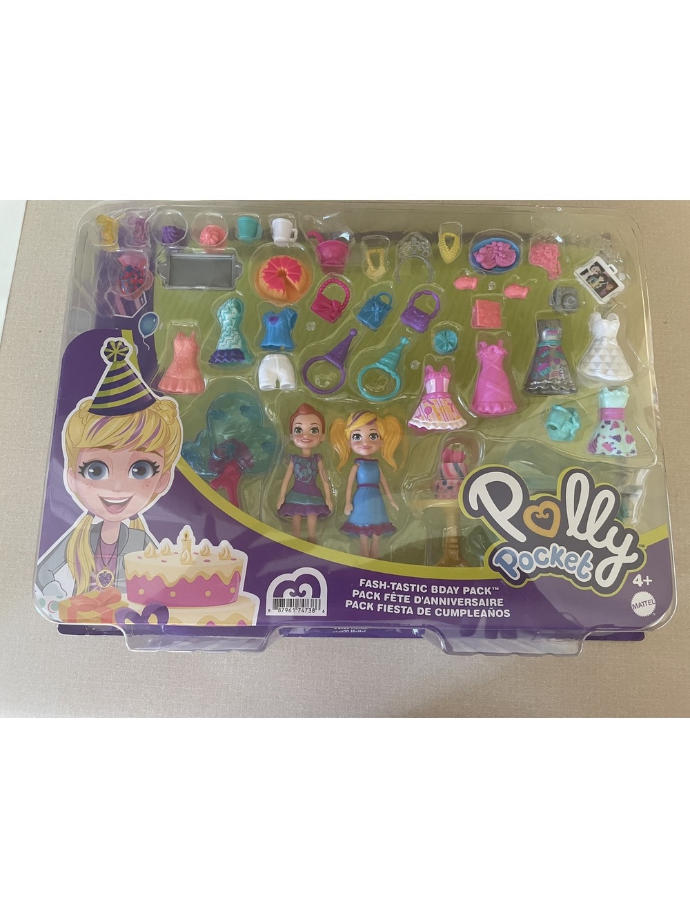 New in box Polly Pocket Fash-Tastic Birthday Party Pack
